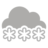 Coperto con rovesci di neve