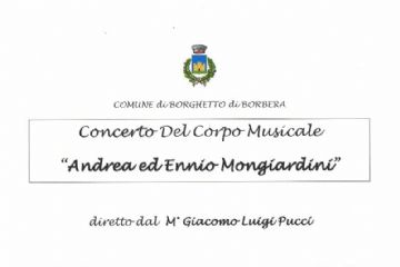 Concerto del Corpo musicale "Andrea ed Ennio Mongiardini" il 01.08.2026
